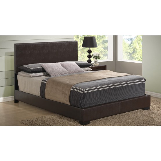 8103 King Size Bed, Brown photo