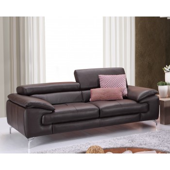 A973 Italian Leather Sofa, Coffee by J&M Furniture