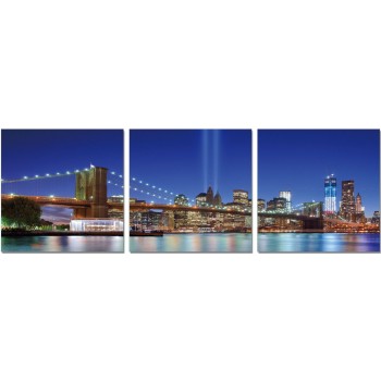 Premium Acrylic Wall Art Brooklyn Bridge  - SH-71181ABC by J&M Furniture