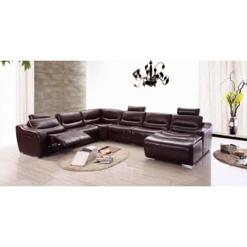 2144 Sectional w/Recliner, Right Arm Facing