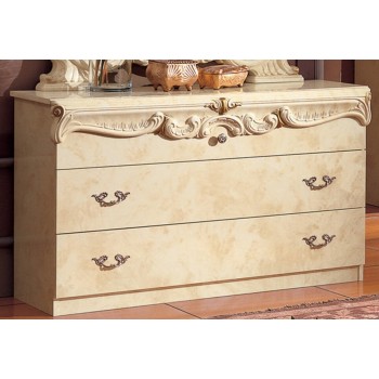 Barocco Single Dresser, Ivory