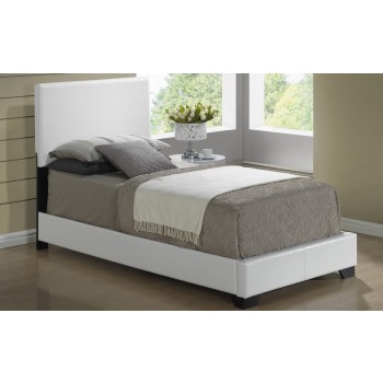 8103 Twin Size Bed, White