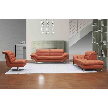 Astro Living Room Set, Pumpkin by J&M Furniture