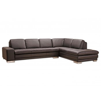 Block Sectional, Right Arm Chaise Facing, Brown