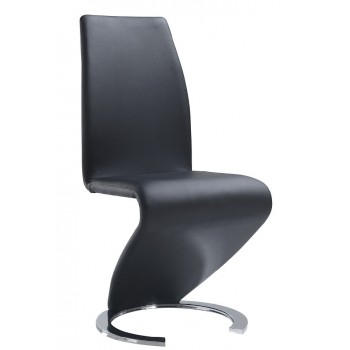 D9002-BL Dining Chair, Black