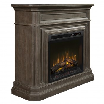 Ophelia Mantel Electric Fireplace, Biscotti Finish, Realogs (XHD28) Firebox