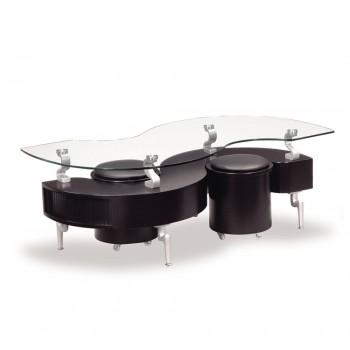 T288BC Coffee Table, Black by Global Furniture USA