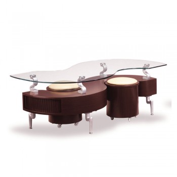 T288MC Coffee Table, Mahogany by Global Furniture USA