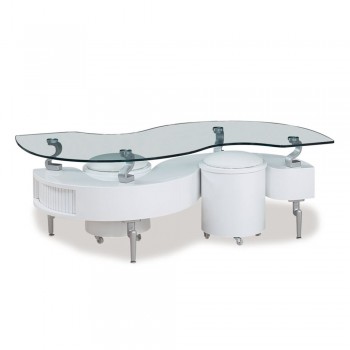 T288WHC Coffee Table, White by Global Furniture USA