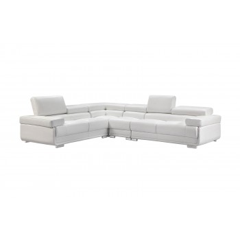 2119 Sectional, White