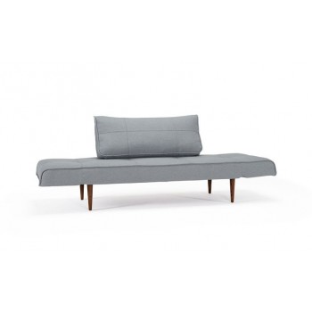 Zeal Deluxe Daybed, 552 Soft Pacific Pearl + Dark Wood Legs by Innovation Living