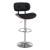 0660 Quilted-Back Pneumatic Gas Lift Swivel Stool, White