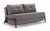 Cubed Deluxe Queen Size Sofa Bed, 521 Mixed Dance Grey Fabric + Wood Legs