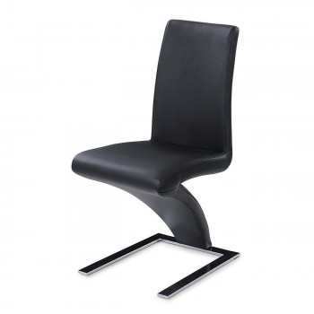 Side-455 Dining Chair, Black