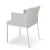 Soho Chrome Arm Chair, Silver Camira Wool by SohoConcept Furniture