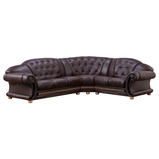 Apolo Sectional Brown, Right Arm Facing photo