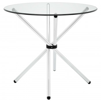 Baton Dining Table, Clear by Modway