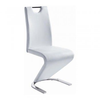 Side-409 Dining Chair, White