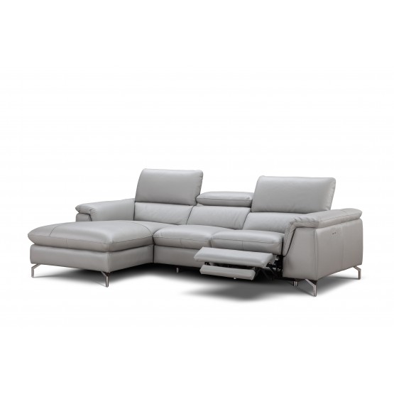 Serena Premium Leather Sectional, Left Arm Chaise Facing photo
