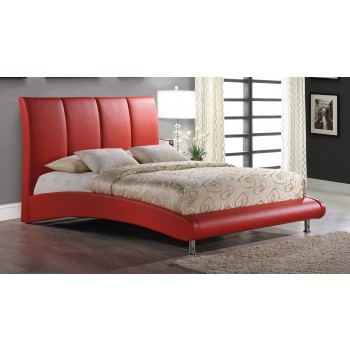 8272 Queen Size Bed, Red