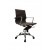 Comfy Low Back Office Chair, Brown by J&M Furniture