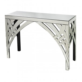 Arched Ribbons Mirrored Console