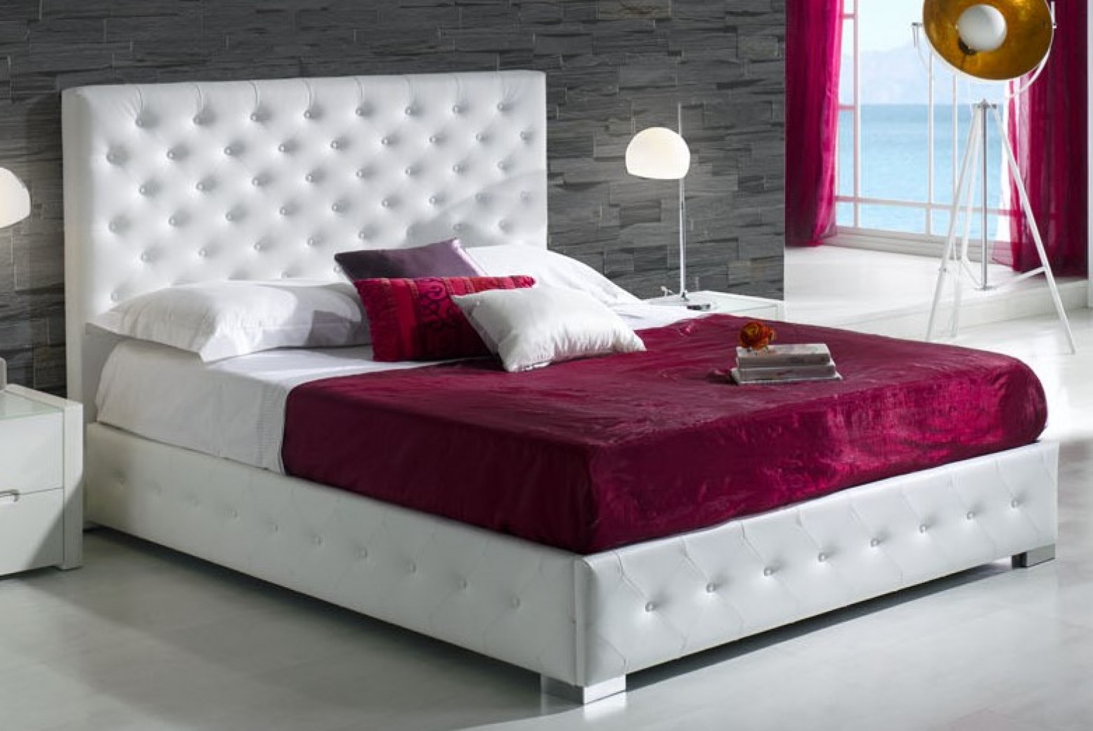 636 Alma Euro Queen Size Bed Buy Online at Best Price