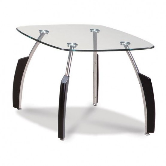 T138BE End Table, Black photo