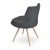 Patara Star Dining Chair, Natural Veneer Steel, Dark Grey Camira Wool by SohoConcept Furniture