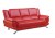 U9908 Sofa, Red by Global Furniture USA