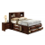 Linda Queen Size Bed, Merlot by Global Furniture USA