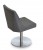 Prisma Round Swivel Arm Chair, Dark Grey Camira Wool by SohoConcept Furniture
