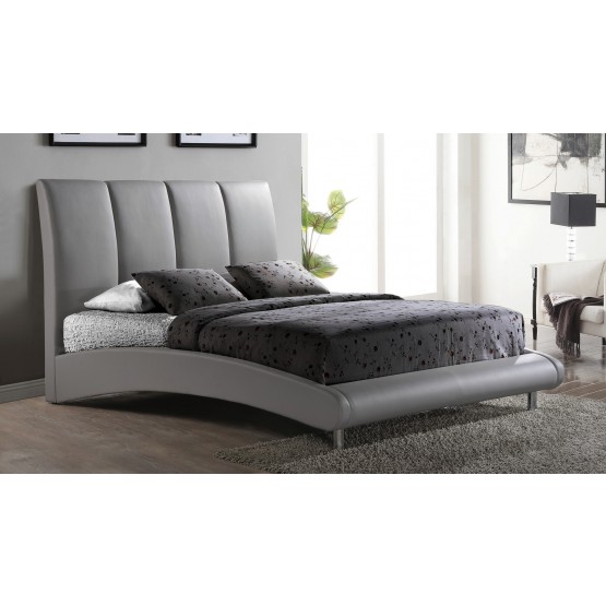8272 Queen Size Bed, Grey photo