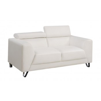 U8210 Loveseat, White by Global Furniture USA