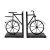 Bicycle Bookends In Rusty Brown - Pair