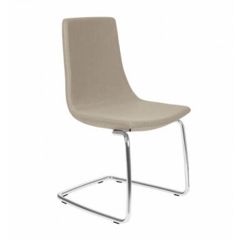 North Cape Low Back Armless Meeting Chair, Cantilever Steel Frame Base