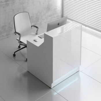 Linea LIN08 Reception Desk, White
