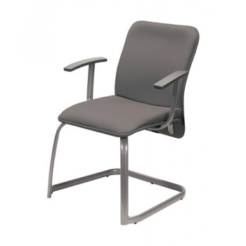 Verso Visitor Armchair, Cantilever Steel Base