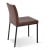 Aria Dininng Chair, Black Powder Base, Chestnut PPM by SohoConcept Furniture
