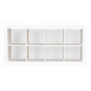 Malta Bookcase, White Lacquer by SohoConcept Furniture