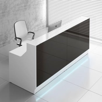 Linea LIN20 Reception Desk, Black