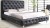 Maria King Size Bed, Black by At Home USA