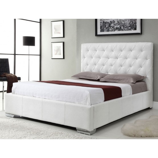 Michelle King Size Bed, White photo
