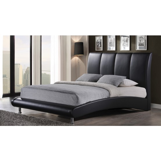 8272 King Size Bed, Black photo