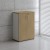 Basic K3104 2-Door Storage, White + Canadian Oak