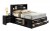 Linda Queen Size Bed, Black by Global Furniture USA