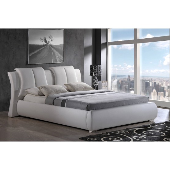 8269 King Size Bed, White photo