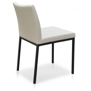Aria Dininng Chair, Black Powder Base, Cream PPM by SohoConcept Furniture