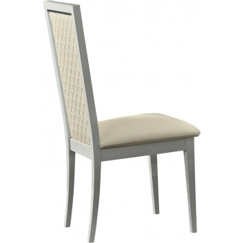 Roma Dining Side Chair, White