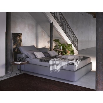 Tower King Storage Bed, Grey by J&M Furniture